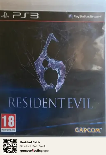Resident Evil 6 PlayStation 3, PAL box front