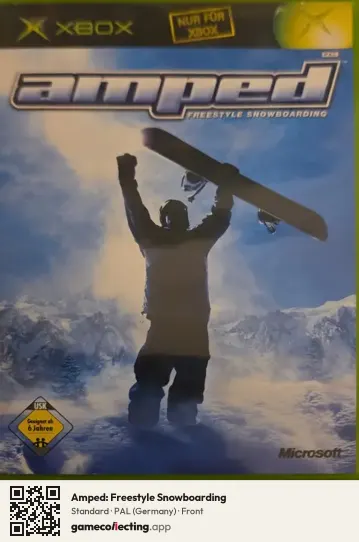 Amped: Freestyle Snowboarding Xbox, Germany box front