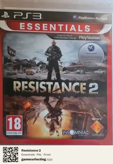 Resistance 2 PlayStation 3, PAL box front