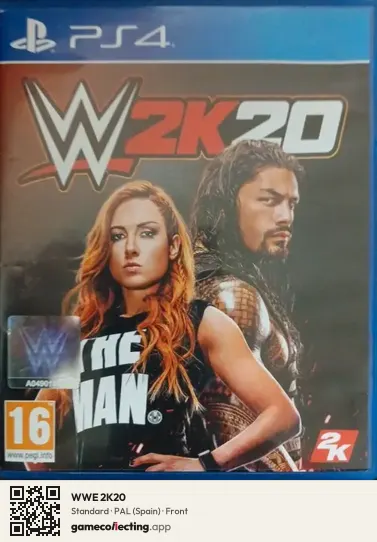 WWE 2K20 PlayStation 4, Spain box front