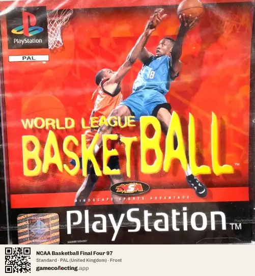 NCAA Basketball Final Four 97 PlayStation, United Kingdom box front