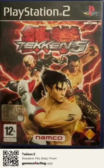 Tekken 5 PlayStation 2, Italy box front