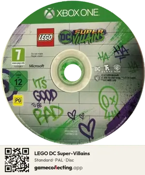 LEGO DC Super-Villains Xbox One, PAL disc