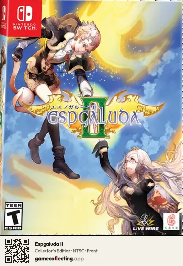 Espgaluda II Nintendo Switch, NTSC box front
