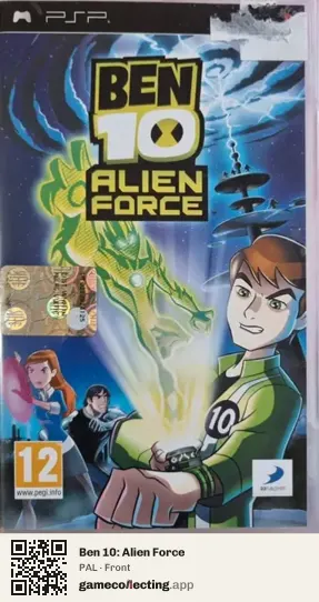 Ben 10: Alien Force PlayStation Portable, PAL box front