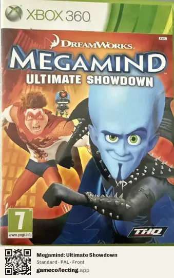 Megamind: Ultimate Showdown Xbox 360, PAL box front
