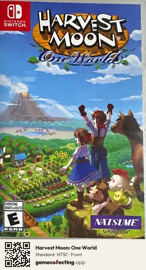 Harvest Moon: One World Nintendo Switch, NTSC box front