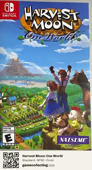 Harvest Moon: One World Nintendo Switch, NTSC box front