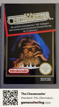 The Chessmaster Nintendo Entertainment System, PAL cartridge label