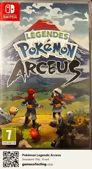 Pokémon Legends: Arceus Nintendo Switch, PAL box front