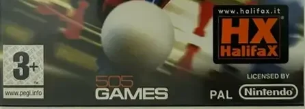 Championship Foosball, the PEGI square on its front