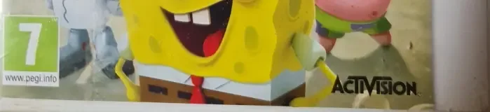 SpongeBob SquarePants: Plankton's Robotic Revenge, the PEGI square on its front