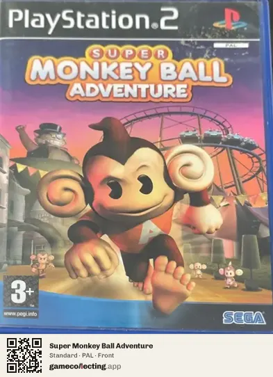 Super Monkey Ball Adventure PlayStation 2, PAL box front
