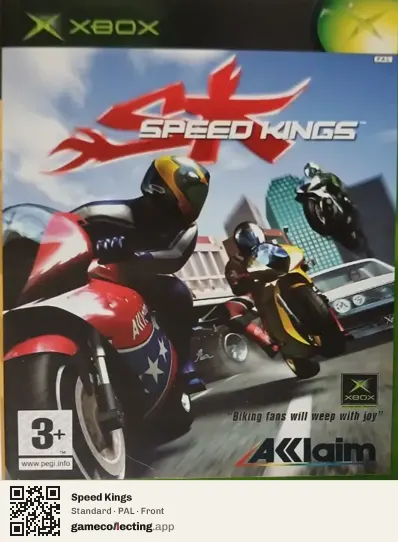 Speed Kings Xbox, PAL box front