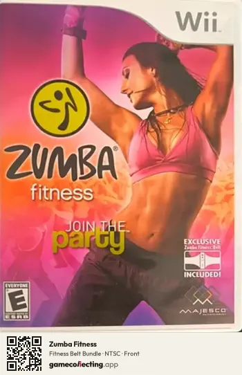 Zumba Fitness Nintendo Wii, NTSC box front