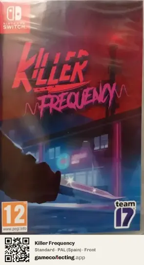 Killer Frequency Nintendo Switch, Spain box front