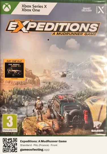 Expeditions: A MudRunner Game Xbox Series X, France box front