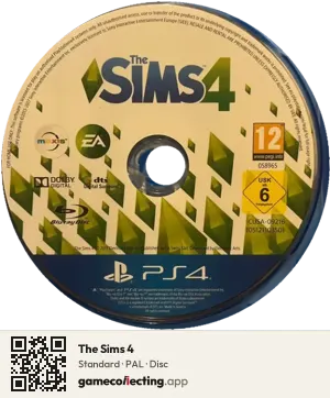 The Sims 4 PlayStation 4, PAL disc