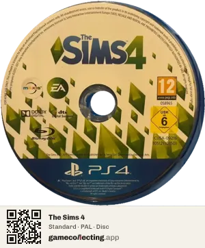 The Sims 4 PlayStation 4, PAL disc