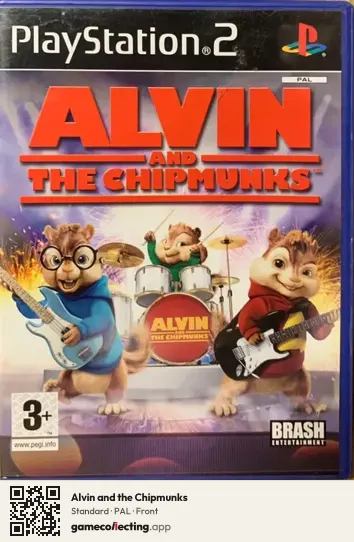 Alvin and the Chipmunks PlayStation 2, PAL box front