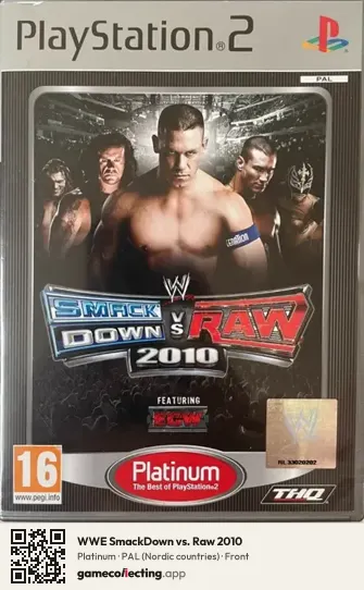 WWE SmackDown vs. Raw 2010 PlayStation 2, Nordic countries box front