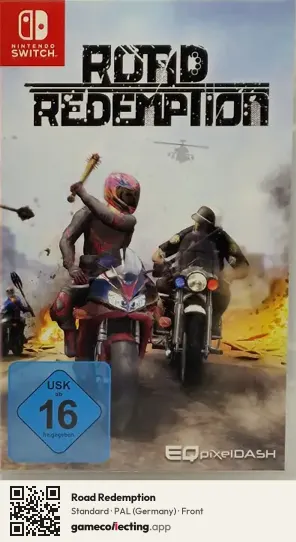 Road Redemption Nintendo Switch, Germany box front