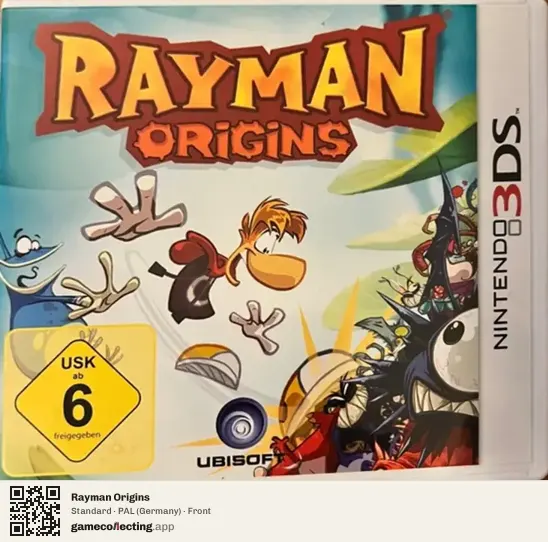 Rayman Origins Nintendo 3DS, Germany box front