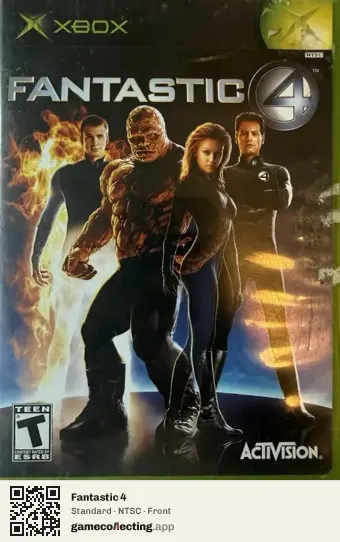 Fantastic 4 Xbox, NTSC box front