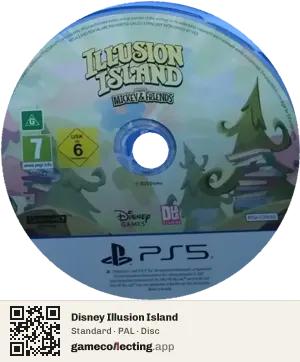 Disney Illusion Island PlayStation 5, PAL disc
