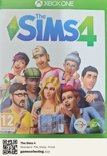 The Sims 4 Xbox One, Italy box front