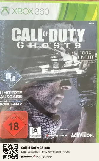 Call of Duty: Ghosts Xbox 360, Germany box front