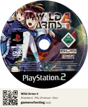 Wild Arms 4 PlayStation 2, PAL disc