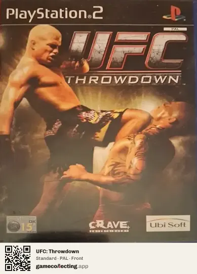 UFC: Throwdown PlayStation 2, PAL box front
