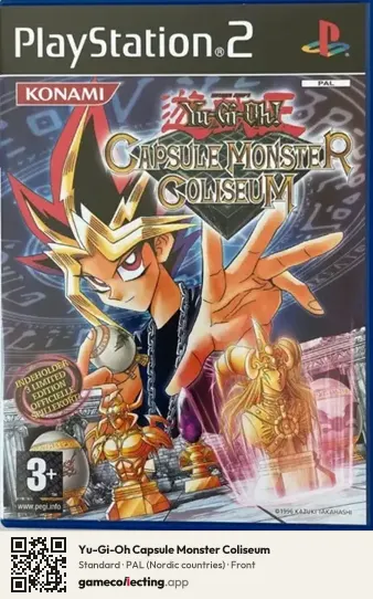 Yu-Gi-Oh Capsule Monster Coliseum PlayStation 2, Nordic countries box front