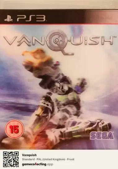 Vanquish PlayStation 3, United Kingdom box front