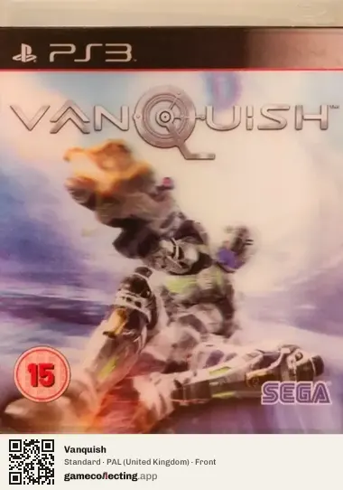 Vanquish PlayStation 3, United Kingdom box front