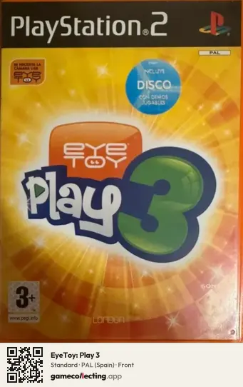 EyeToy: Play 3 PlayStation 2, Spain box front