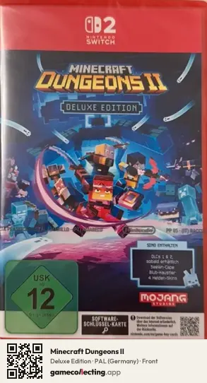 Minecraft Dungeons II Nintendo Switch 2, Germany box front