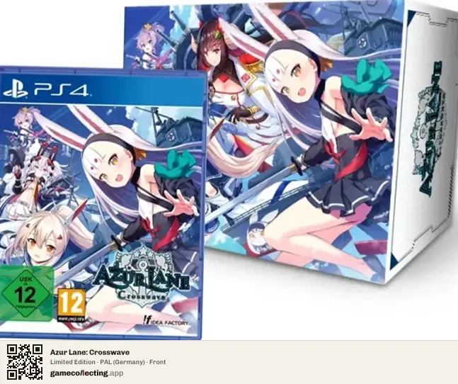 Azur Lane: Crosswave PlayStation 4, Germany box front