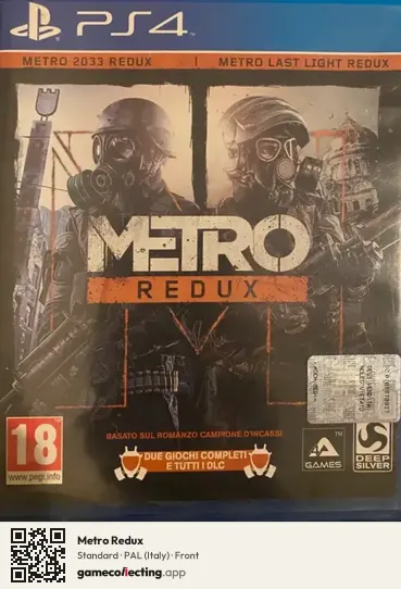Metro Redux PlayStation 4, Italy box front
