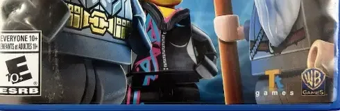 LEGO Dimensions, the ESRB box on its front