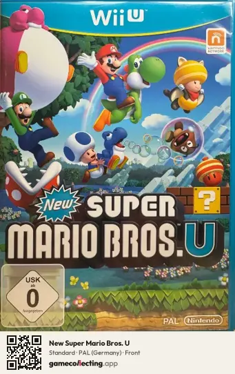 New Super Mario Bros. U Nintendo Wii U, Germany box front