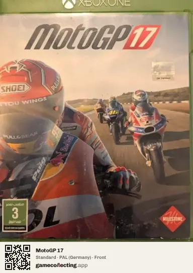 MotoGP 17 Xbox One, Germany box front