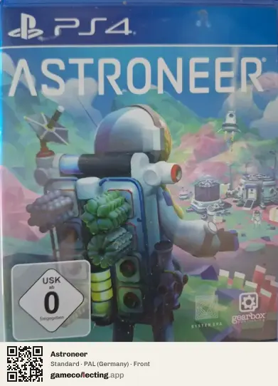 Astroneer PlayStation 4, Germany box front