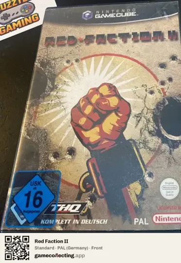 Red Faction II Nintendo GameCube, Germany box front