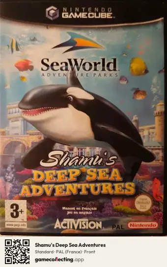 Shamu's Deep Sea Adventures Nintendo GameCube, France box front