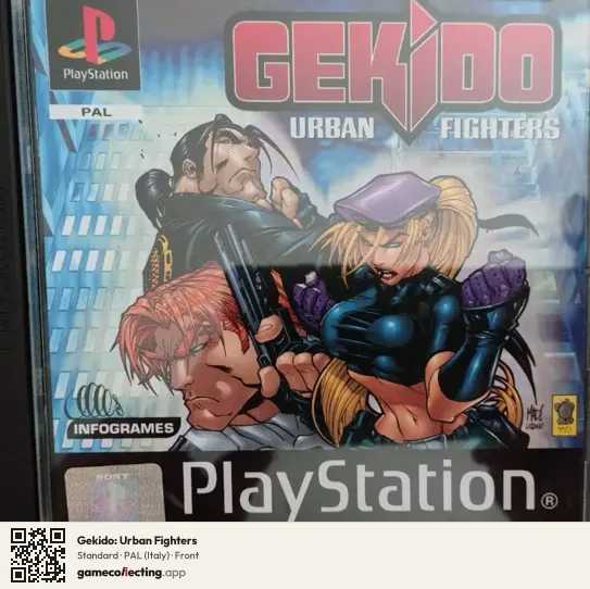 Gekido: Urban Fighters PlayStation, Italy box front