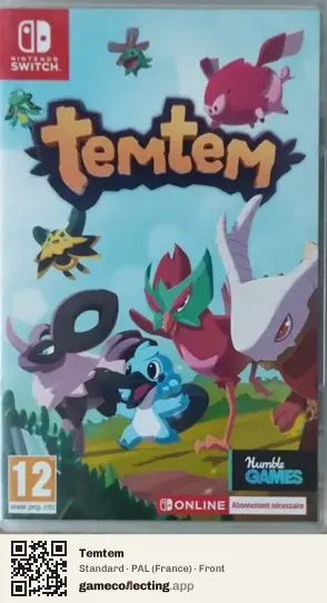 Temtem Nintendo Switch, France box front