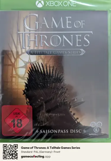 Game of Thrones: A Telltale Games Series Xbox One, Germany box front