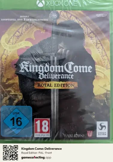Kingdom Come: Deliverance Xbox One, PAL box front